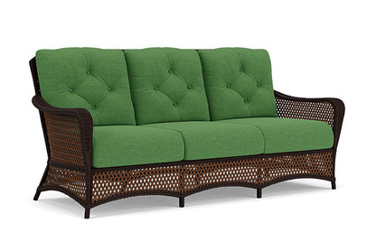 Lloyd Flanders - Grand Traverse Sofa In Caramel Finish With Seadog Botanical Fabric - 713550362066 view 1
