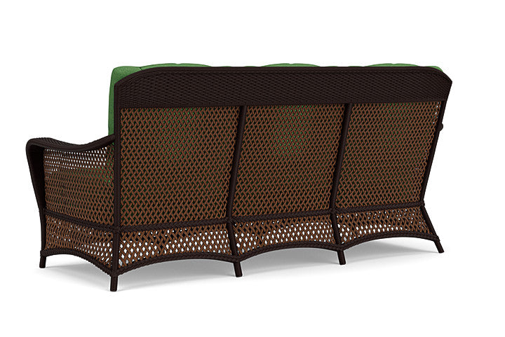 Lloyd Flanders - Grand Traverse Sofa In Caramel Finish With Seadog Botanical Fabric - 713550362066 view 2
