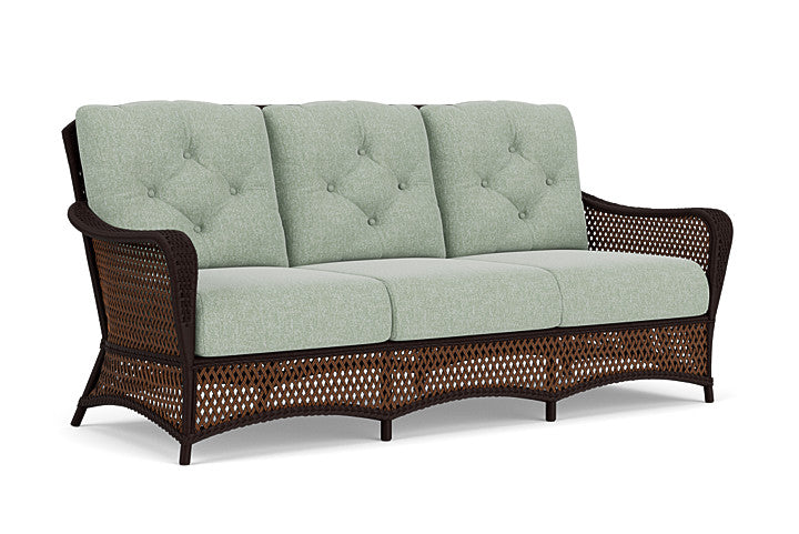 Lloyd Flanders - Grand Traverse Sofa In Caramel Finish With Serene Spa Fabric - 713550362031 view 1