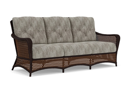 Lloyd Flanders - Grand Traverse Sofa In Caramel Finish With Surface Slate Fabric - 713550362056 view 1