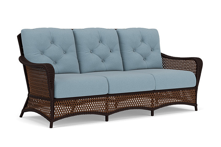 Lloyd Flanders - Grand Traverse Sofa In Caramel Finish With Unearth Mist Fabric - 713550362068 view 1