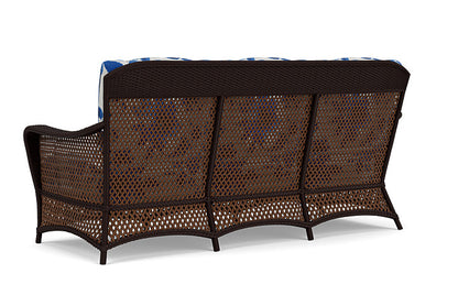 Lloyd Flanders - Grand Traverse Sofa In Caramel Finish With Watercolor Blossom Capri Fabric - 71355036672 view 2