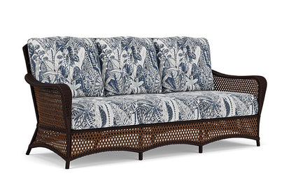 Lloyd Flanders - Grand Traverse Sofa In Caramel Finish With Wayfarer Mist Fabric - 713550362074 view 1