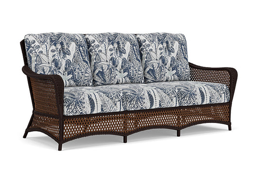 Lloyd Flanders - Grand Traverse Sofa In Caramel Finish With Wayfarer Mist Fabric - 713550362074 view 1