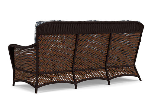 Lloyd Flanders - Grand Traverse Sofa In Caramel Finish With Wayfarer Mist Fabric - 713550362074 view 2