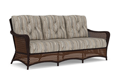 Lloyd Flanders - Grand Traverse Sofa In Caramel Finish With Woodgrain Ash Fabric - 71355036723 view 1