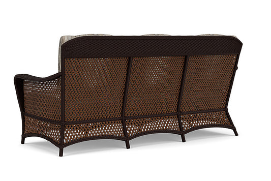 Lloyd Flanders - Grand Traverse Sofa In Caramel Finish With Woodgrain Ash Fabric - 71355036723 view 2