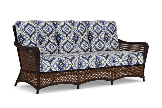 Lloyd Flanders - Grand Traverse Sofa In Caramel Finish With Yoko Mediterranean Fabric - 71355036705 view 1
