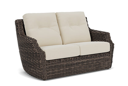 Lloyd Flanders - Largo Loveseat In Vintage Oak Finish With Beach Natural Fabric - 2410504282005 view 1