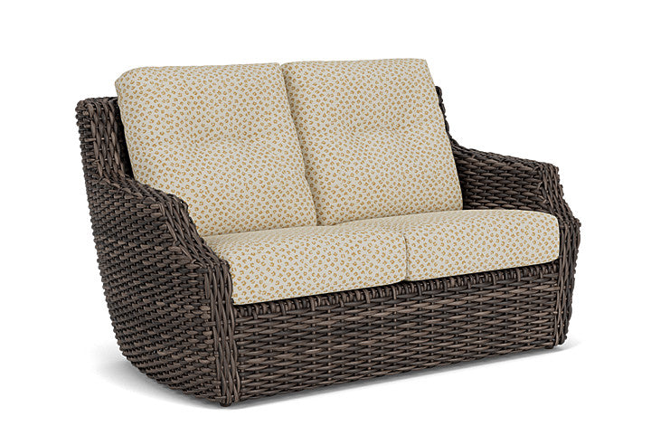 Lloyd Flanders - Largo Loveseat In Vintage Oak Finish With Bebot Sisal Fabric - 2410504282048 view 1