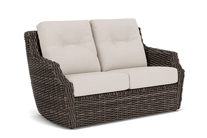 Lloyd Flanders - Largo Loveseat In Vintage Oak Finish With Canvas Canvas Fabric - 241050428319 view 1