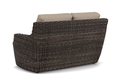Lloyd Flanders - Largo Loveseat In Vintage Oak Finish With Demo Oatmeal Fabric - 241050428080 view 2