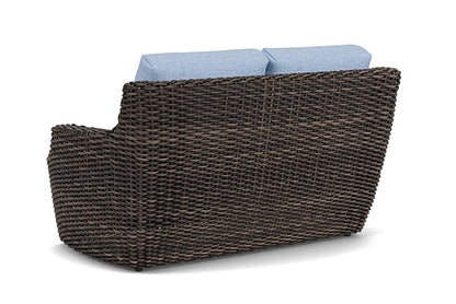 Lloyd Flanders - Largo Loveseat In Vintage Oak Finish With Demo Skyway Fabric - 241050428065 view 2