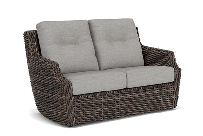 Lloyd Flanders - Largo Loveseat In Vintage Oak Finish With Demo Stone Fabric - 241050428095 view 1