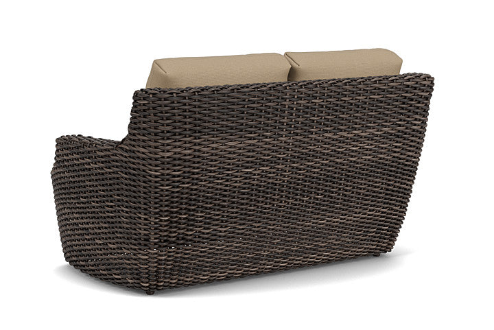 Lloyd Flanders - Largo Loveseat In Vintage Oak Finish With Fife Sahara Fabric - 241050428742 view 2
