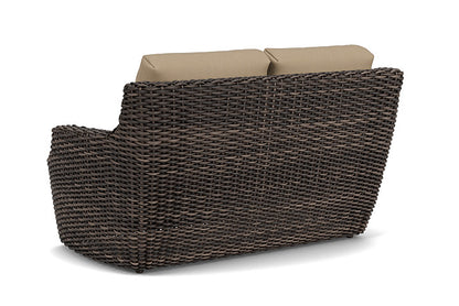 Lloyd Flanders - Largo Loveseat In Vintage Oak Finish With Fife Sahara Fabric - 241050428742 view 2