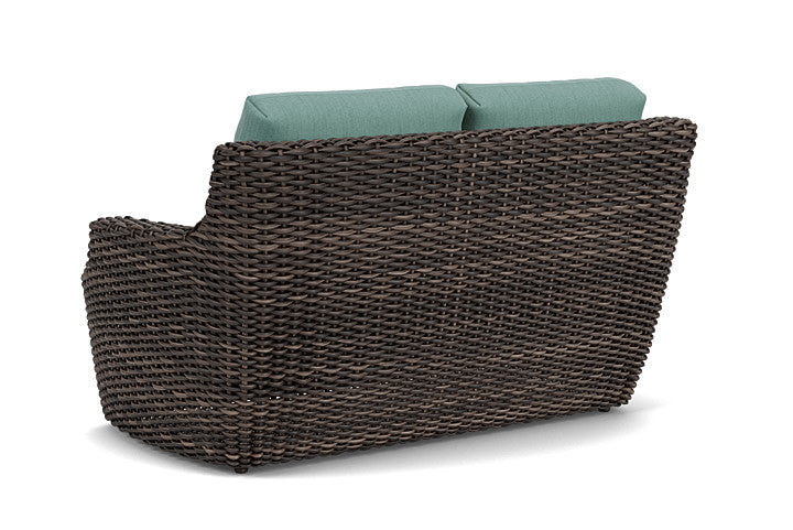 Lloyd Flanders - Largo Loveseat In Vintage Oak Finish With Loveboat Mint Fabric - 2410504282010 view 2