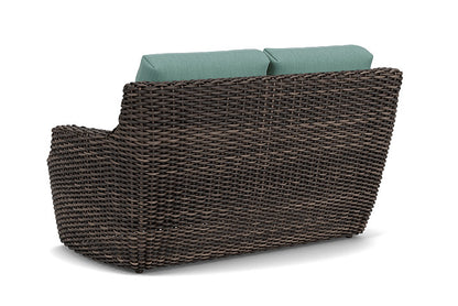 Lloyd Flanders - Largo Loveseat In Vintage Oak Finish With Loveboat Mint Fabric - 2410504282010 view 2