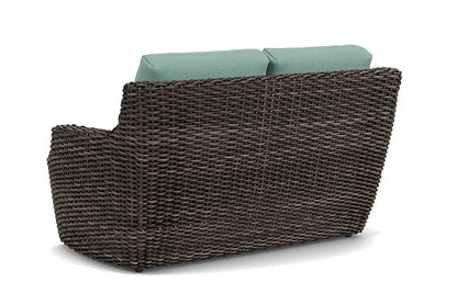 Lloyd Flanders - Largo Loveseat In Vintage Oak Finish With Pavian Pool Fabric - 2410504282045 view 2
