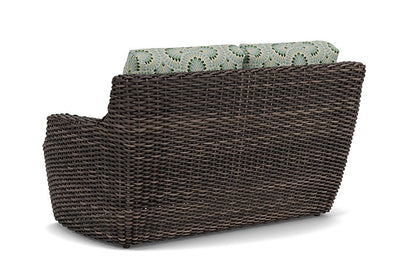 Lloyd Flanders - Largo Loveseat In Vintage Oak Finish With Plume Spring Fabric - 2410504282085 view 2