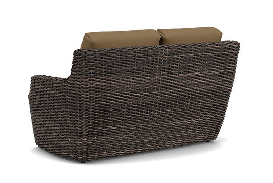 Lloyd Flanders - Largo Loveseat In Vintage Oak Finish With Reflections Straw Fabric - 2410504282053 view 2