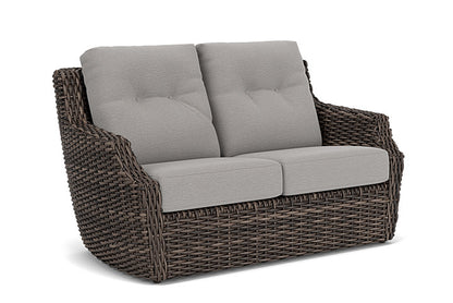 Lloyd Flanders - Largo Loveseat In Vintage Oak Finish With Remy Shadow Fabric - 2410504282004 view 1