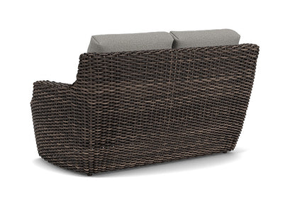 Lloyd Flanders - Largo Loveseat In Vintage Oak Finish With Rumba Nickel Fabric - 2410504282011 view 2