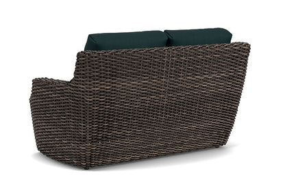 Lloyd Flanders - Largo Loveseat In Vintage Oak Finish With Sandberg Lagoon Fabric - 2410504282039 view 2