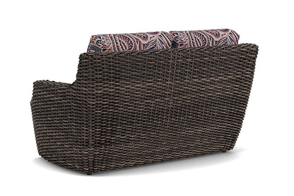 Lloyd Flanders - Largo Loveseat In Vintage Oak Finish With Sensiblity Splendor Fabric - 2410504282082 view 2