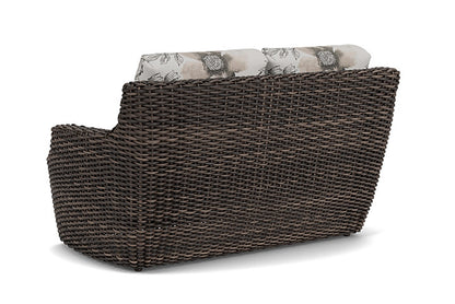 Lloyd Flanders - Largo Loveseat In Vintage Oak Finish With Serena Floral Dove Fabric - 2410504282077 view 2