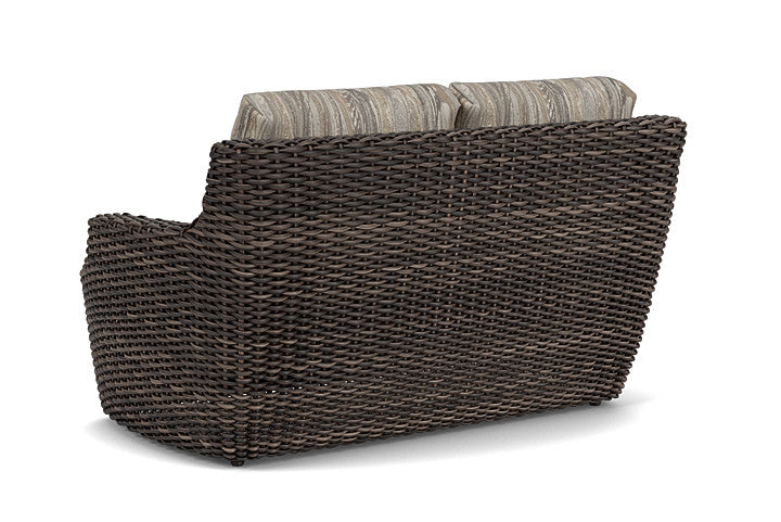 Lloyd Flanders - Largo Loveseat In Vintage Oak Finish With Woodgrain Ash Fabric - 241050428723 view 2