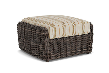 Lloyd Flanders - Largo Ottoman In Vintage Oak Finish With Amber Waves Fabric - 2410174282044 view 1