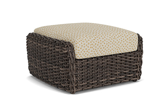 Lloyd Flanders - Largo Ottoman In Vintage Oak Finish With Bebot Sisal Fabric - 2410174282048 view 1