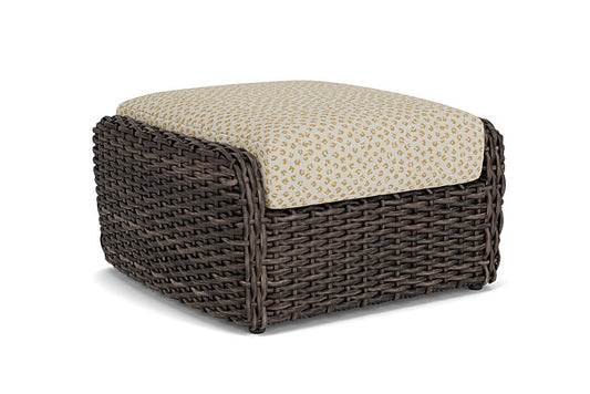 Lloyd Flanders - Largo Ottoman In Vintage Oak Finish With Bebot Sisal Fabric - 2410174282048 view 2