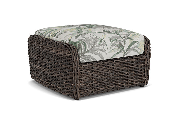 Lloyd Flanders - Largo Ottoman In Vintage Oak Finish With Calidora Mist Fabric - 241017428094 view 2