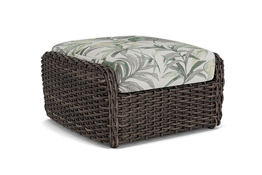 Lloyd Flanders - Largo Ottoman In Vintage Oak Finish With Calidora Mist Fabric - 241017428094 view 2