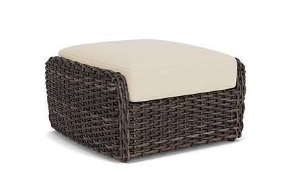 Lloyd Flanders - Largo Ottoman In Vintage Oak Finish With Callen Pearl Fabric - 2410174282021 view 1
