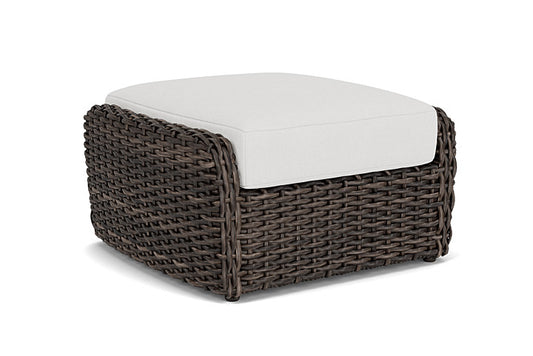 Lloyd Flanders - Largo Ottoman In Vintage Oak Finish With Canvas Natural Fabric - 241017428159 view 2