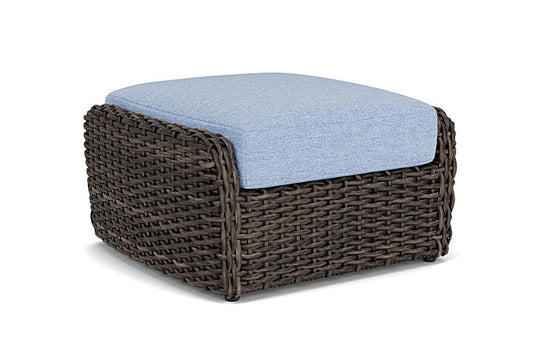 Lloyd Flanders - Largo Ottoman In Vintage Oak Finish With Demo Skyway Fabric - 241017428065 view 2