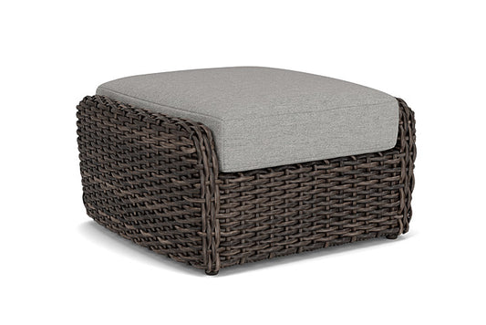 Lloyd Flanders - Largo Ottoman In Vintage Oak Finish With Demo Stone Fabric - 241017428095 view 2