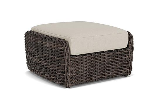 Lloyd Flanders - Largo Ottoman In Vintage Oak Finish With Fife Fog Fabric - 241017428181 view 2