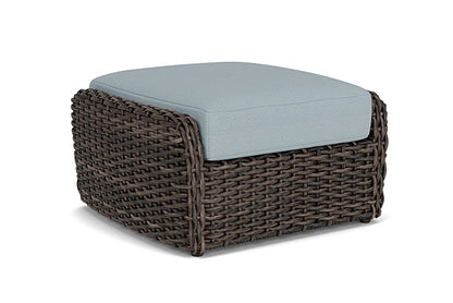 Lloyd Flanders - Largo Ottoman In Vintage Oak Finish With Kadogo Lake Fabric - 2410174282041 view 2