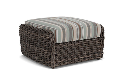 Lloyd Flanders - Largo Ottoman In Vintage Oak Finish With Lima Heron Fabric - 241017428067 view 1