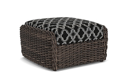 Lloyd Flanders - Largo Ottoman In Vintage Oak Finish With Luna Onyx Fabric - 2410174282071 view 2