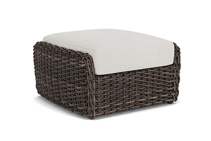 Lloyd Flanders - Largo Ottoman In Vintage Oak Finish With Rollo Linen Fabric - 2410174282020 view 1