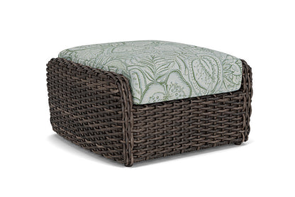 Lloyd Flanders - Largo Ottoman In Vintage Oak Finish With Sensibility Spring Fabric - 2410174282081 view 2