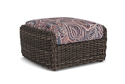 Lloyd Flanders - Largo Ottoman In Vintage Oak Finish With Sensiblity Splendor Fabric - 2410174282082 view 1