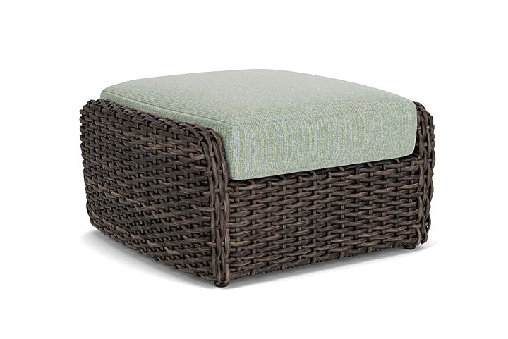 Lloyd Flanders - Largo Ottoman In Vintage Oak Finish With Serene Spa Fabric - 2410174282031 view 2