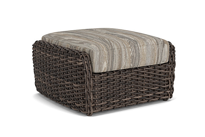 Lloyd Flanders - Largo Ottoman In Vintage Oak Finish With Woodgrain Ash Fabric - 241017428723 view 1
