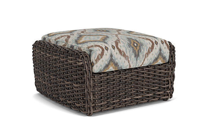 Lloyd Flanders - Largo Ottoman In Vintage Oak Finish With Yoko Mist Fabric - 241017428727 view 1